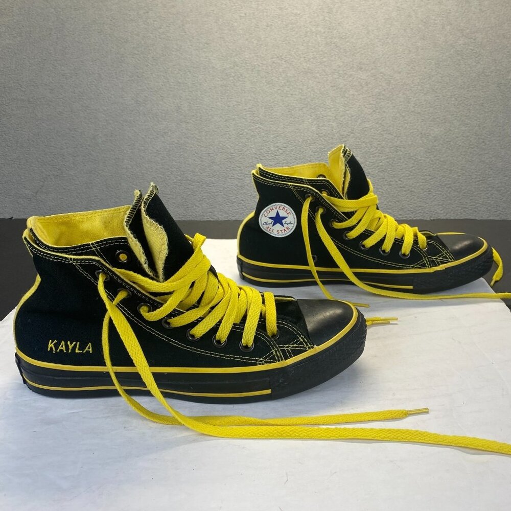 Converse Chucks Unisex Shoes  Skull Chuck KaylaAll Star‎ Size Men 6 Womens 8
